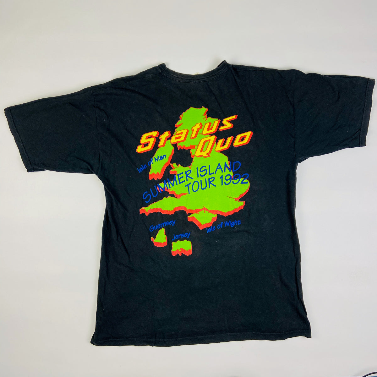 1992 STATUS QUO "ROCK TIL YOU DROP" TEE