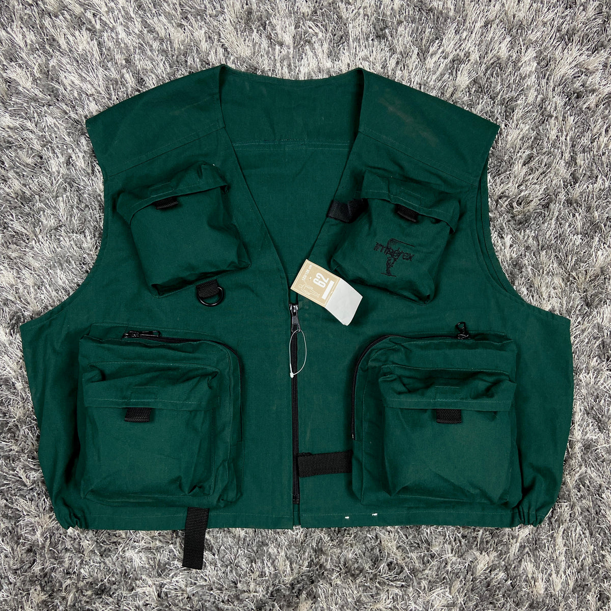 BOXY CARGO MULTIPOCKET BONDAGE VEST 1990s