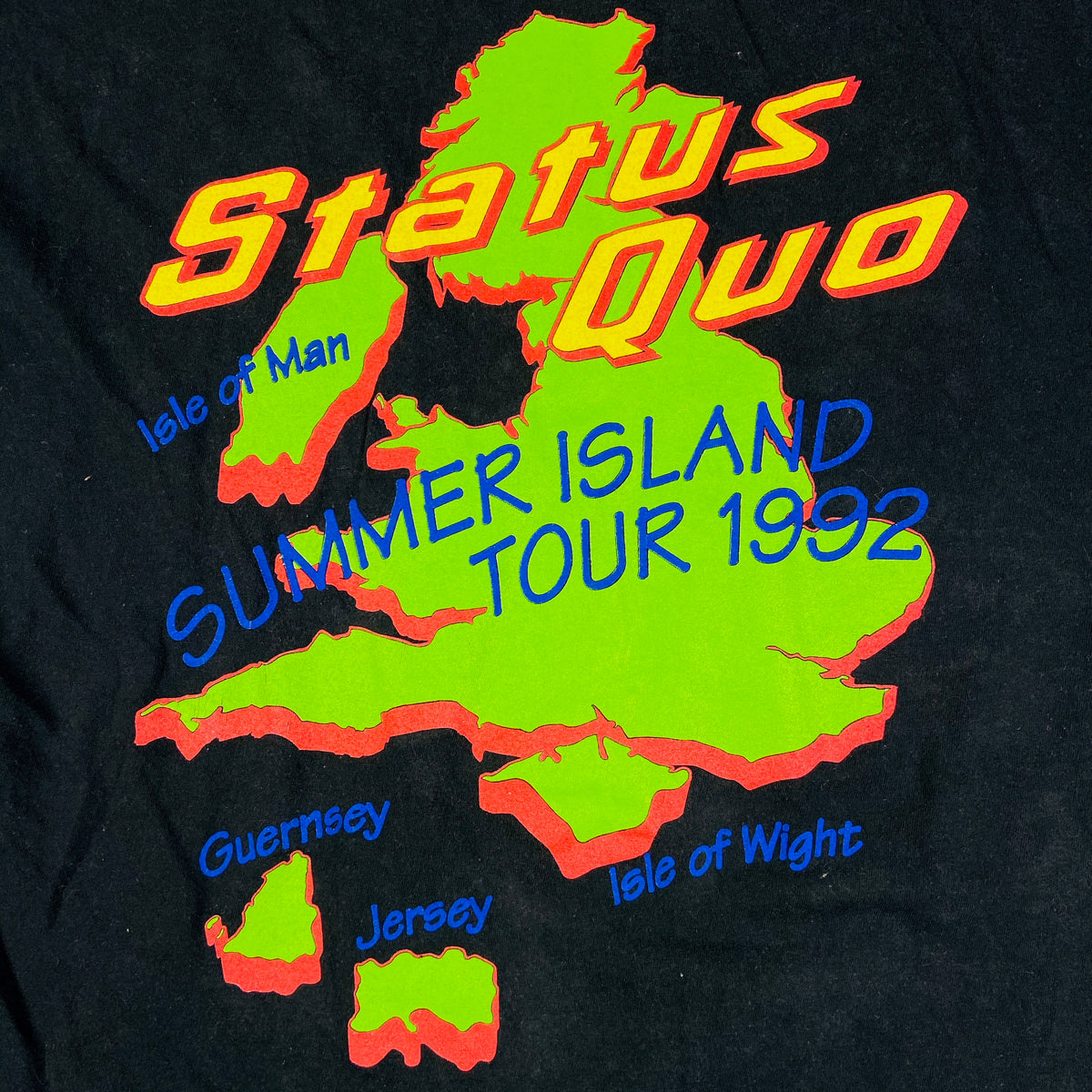 1992 STATUS QUO "ROCK TIL YOU DROP" TEE