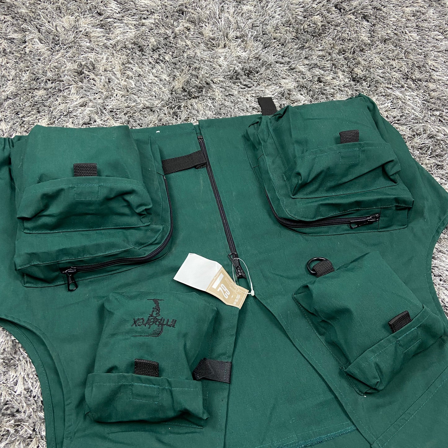 BOXY CARGO MULTIPOCKET BONDAGE VEST 1990s