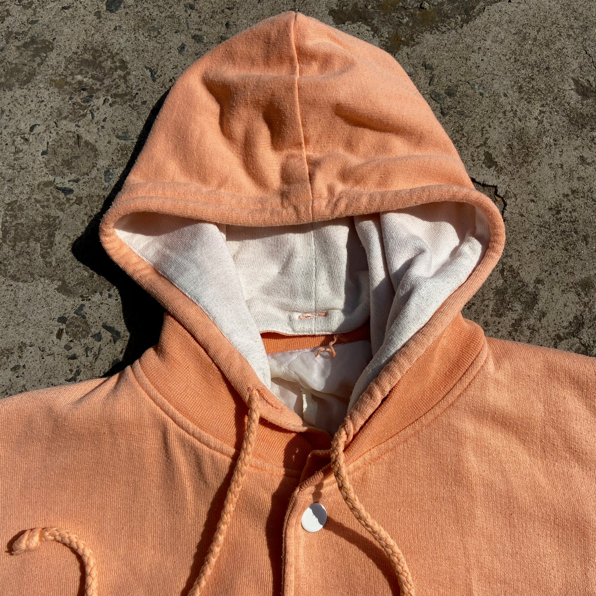 1980s CANADA UNITY VARSITY PEACH BOMBER JACKET