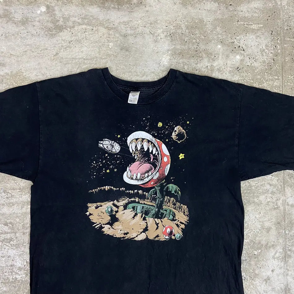 2000s STAR WARS MUSHROOMS PLANET TEE