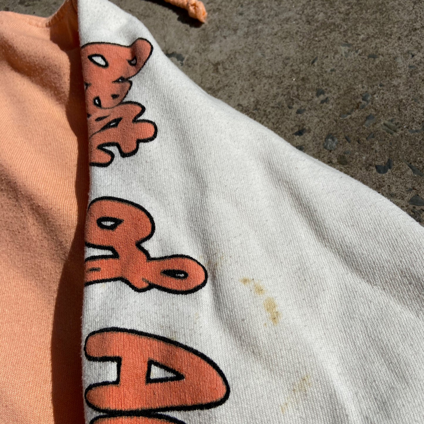 1980s CANADA UNITY VARSITY PEACH BOMBER JACKET