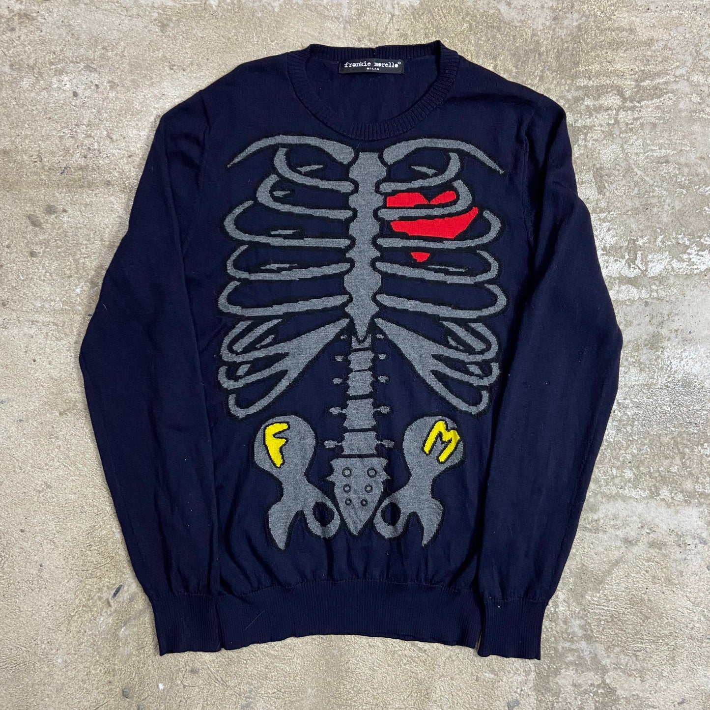 FRANKIE MORELLO SKELETON X-RAY KNIT