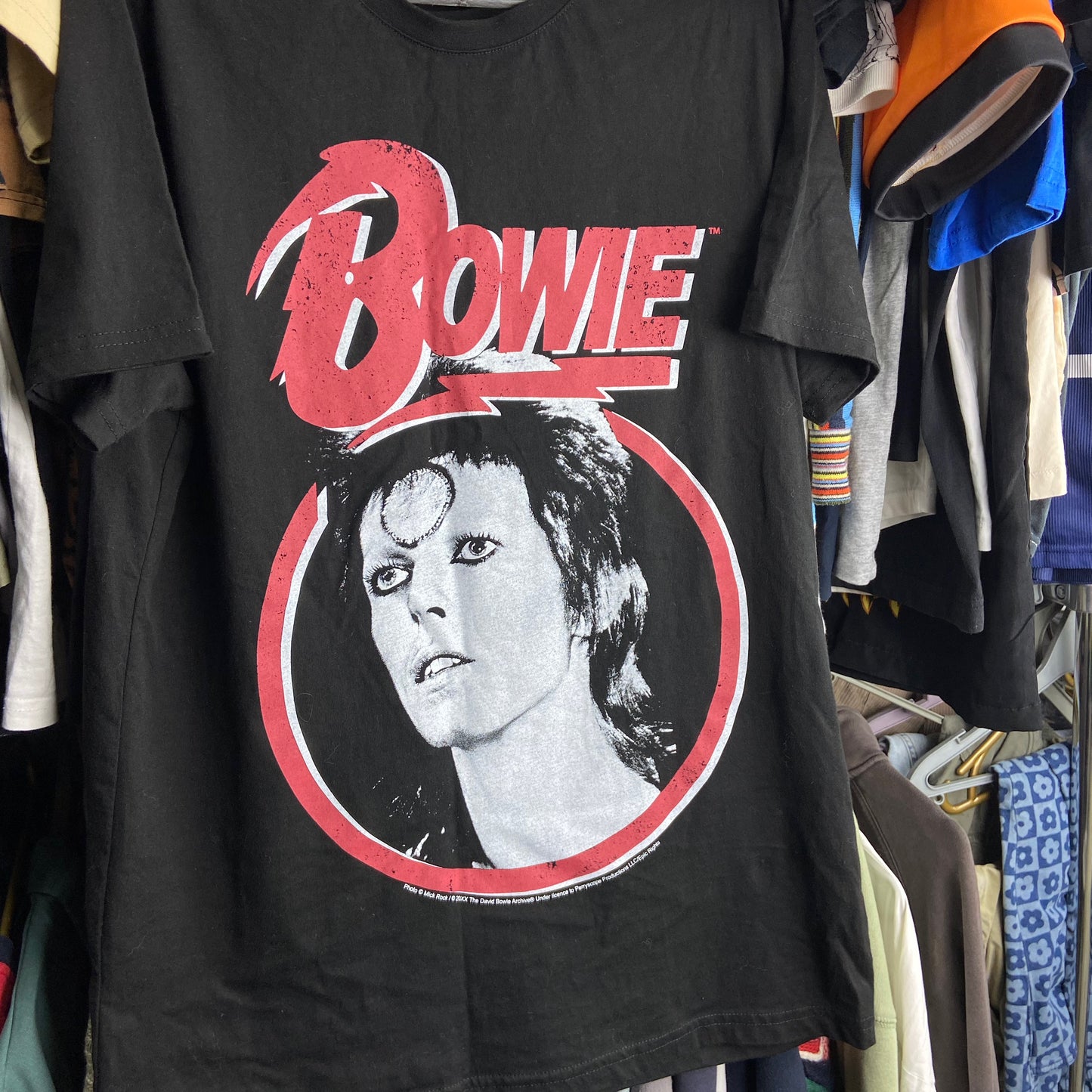 DAVID BOWIE ARCHIVE PHOTO BY MICK ROCK TEE