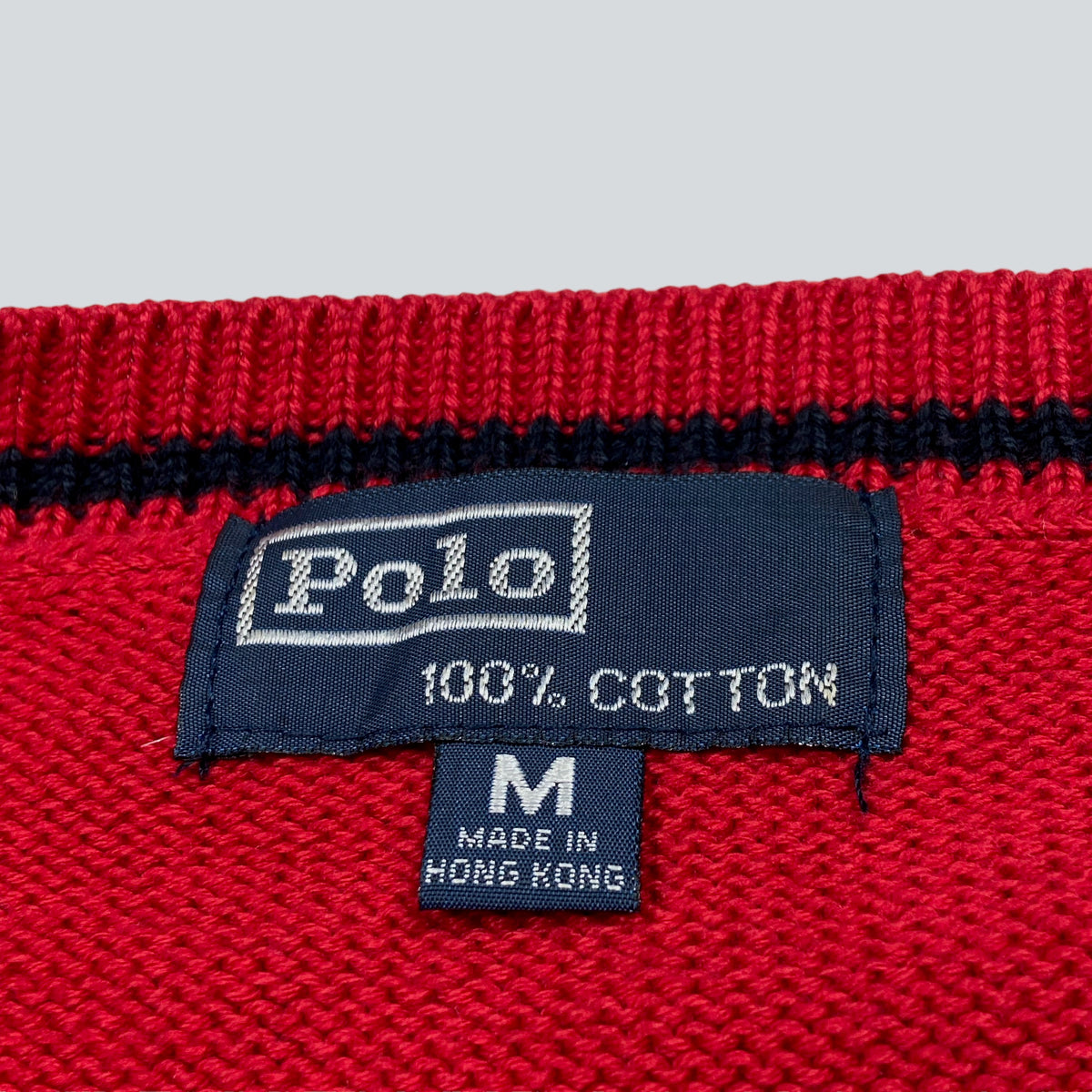RALPH LAUREN KNITTED VEST 1990s