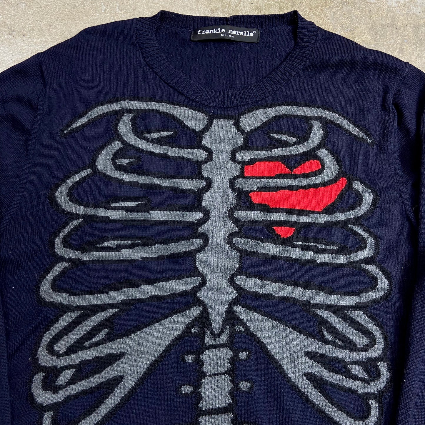 FRANKIE MORELLO SKELETON X-RAY KNIT