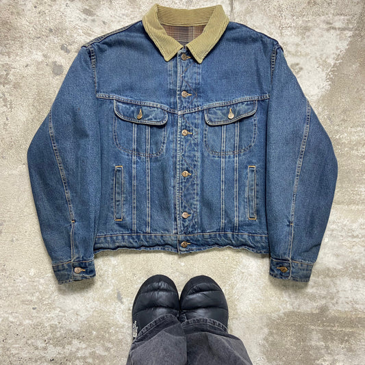 1980s VALENTINO ITALIAN HEAVY DENIM JACKET