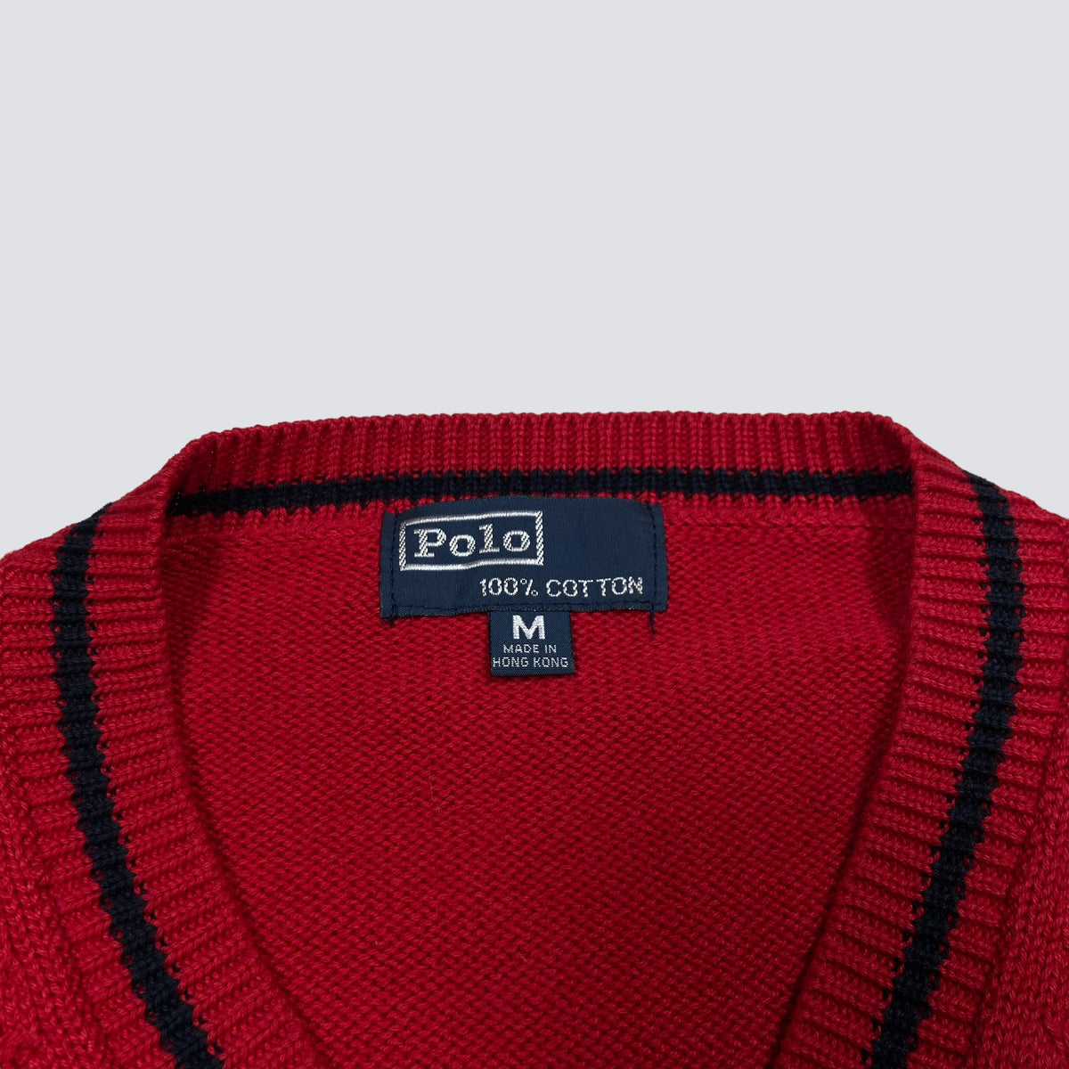 RALPH LAUREN KNITTED VEST 1990s
