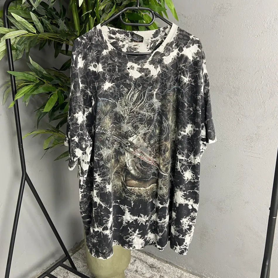 1990s BASILISK ACID BLEACHED TEE