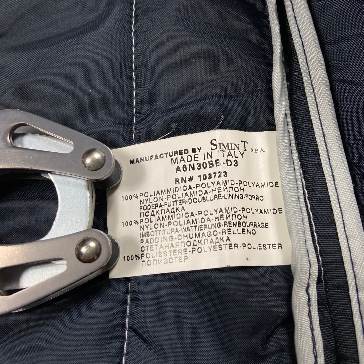 ARMANI ARCHIVE NYLON LINER JACKET 1990s