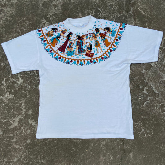 1990s EGYPTIAN SCRIPT ART TEE