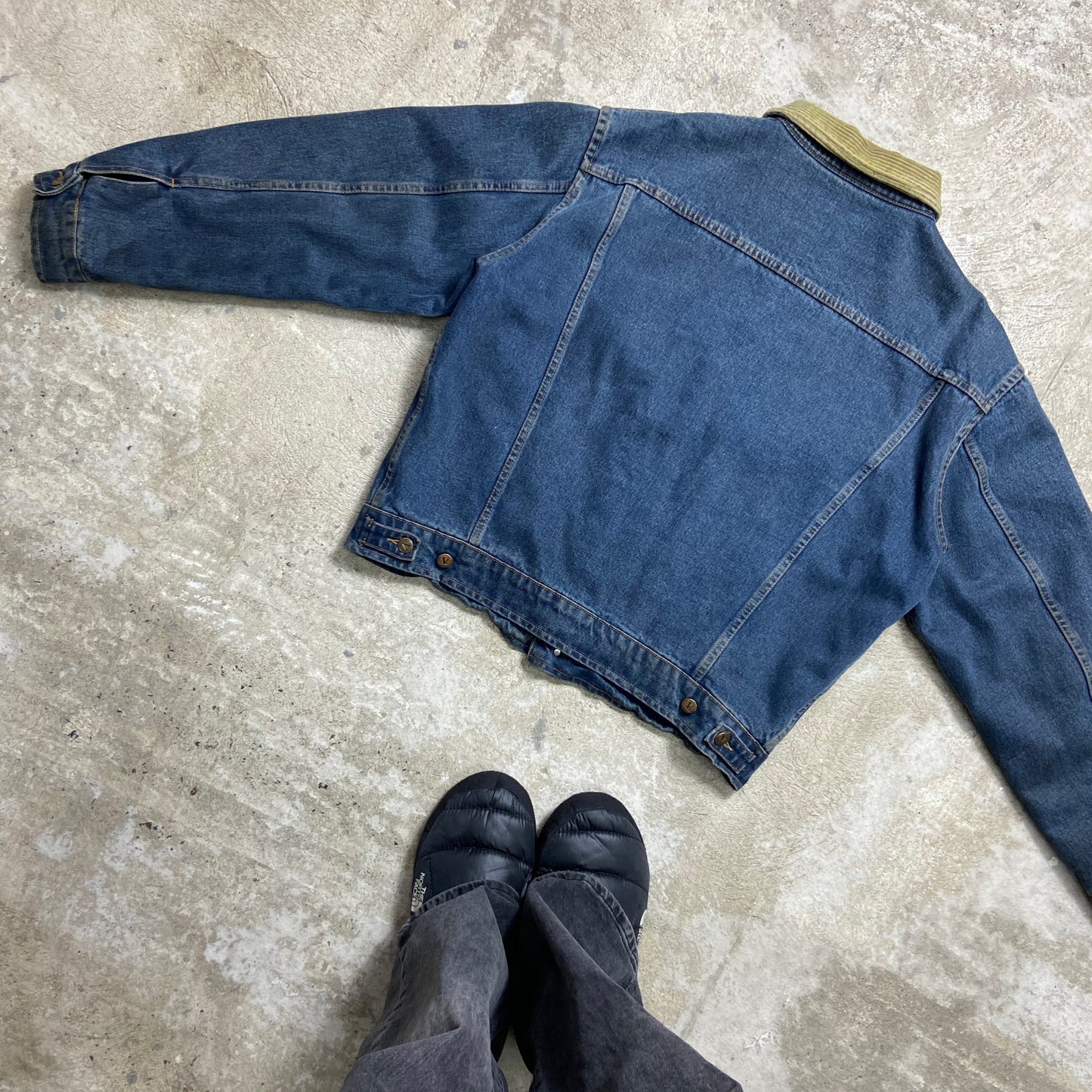 1980s VALENTINO ITALIAN HEAVY DENIM JACKET