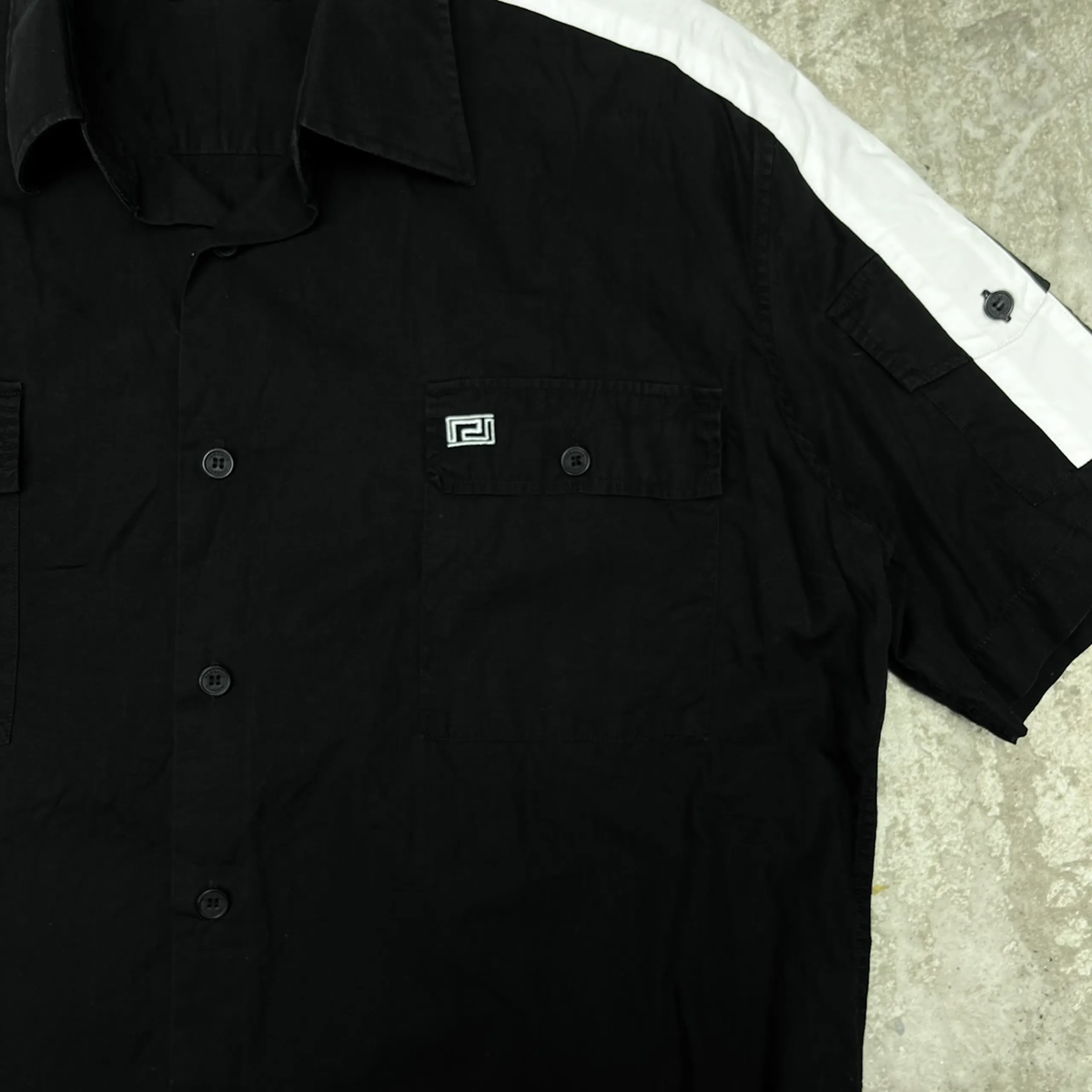 VERSACE MULTIPOCKET BIGLOGO SHIRT 1990s