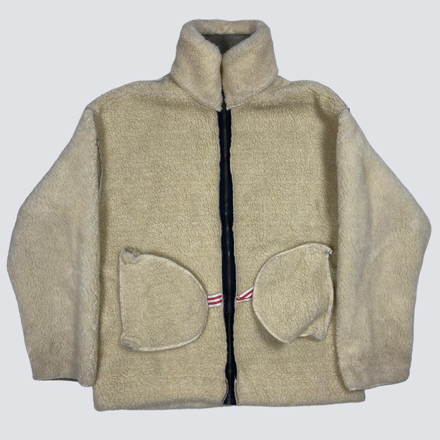 1990s SOFT TEDDY SHERPA JACKET - MADE IN U.K.