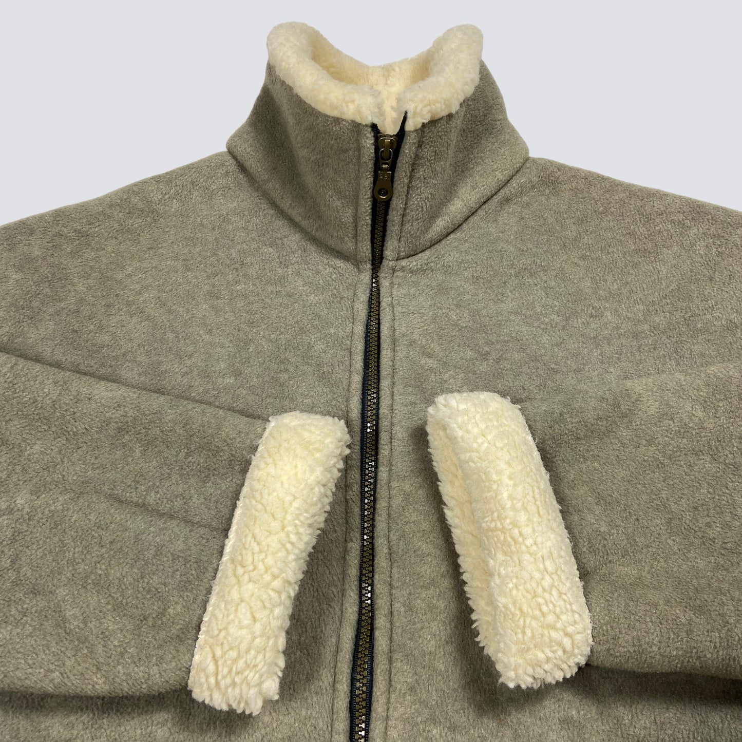 1990s SOFT TEDDY SHERPA JACKET - MADE IN U.K.