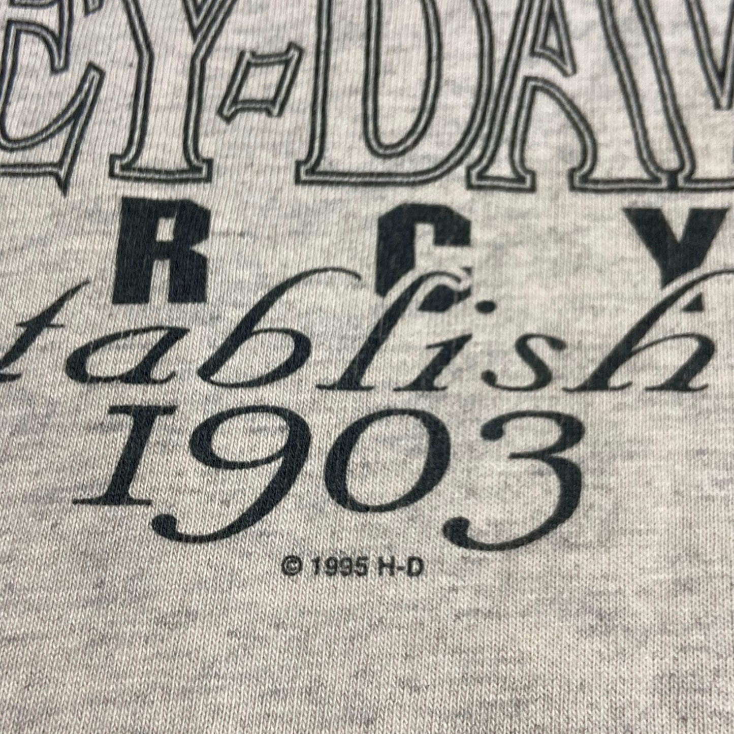1995 HARLEY DAVIDSON BIG TWIN SINGLE STITCH TEE