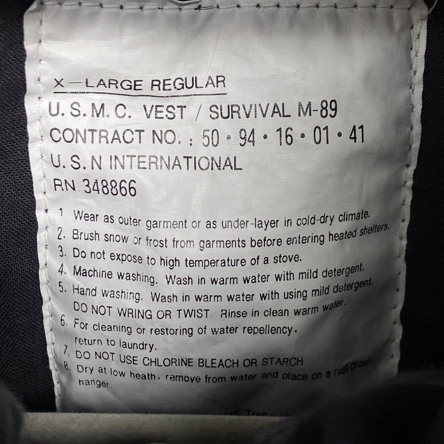 MILITARY HEAVY CARGO MULTIPOCKET UTILITY BONDAGE VEST 1990s