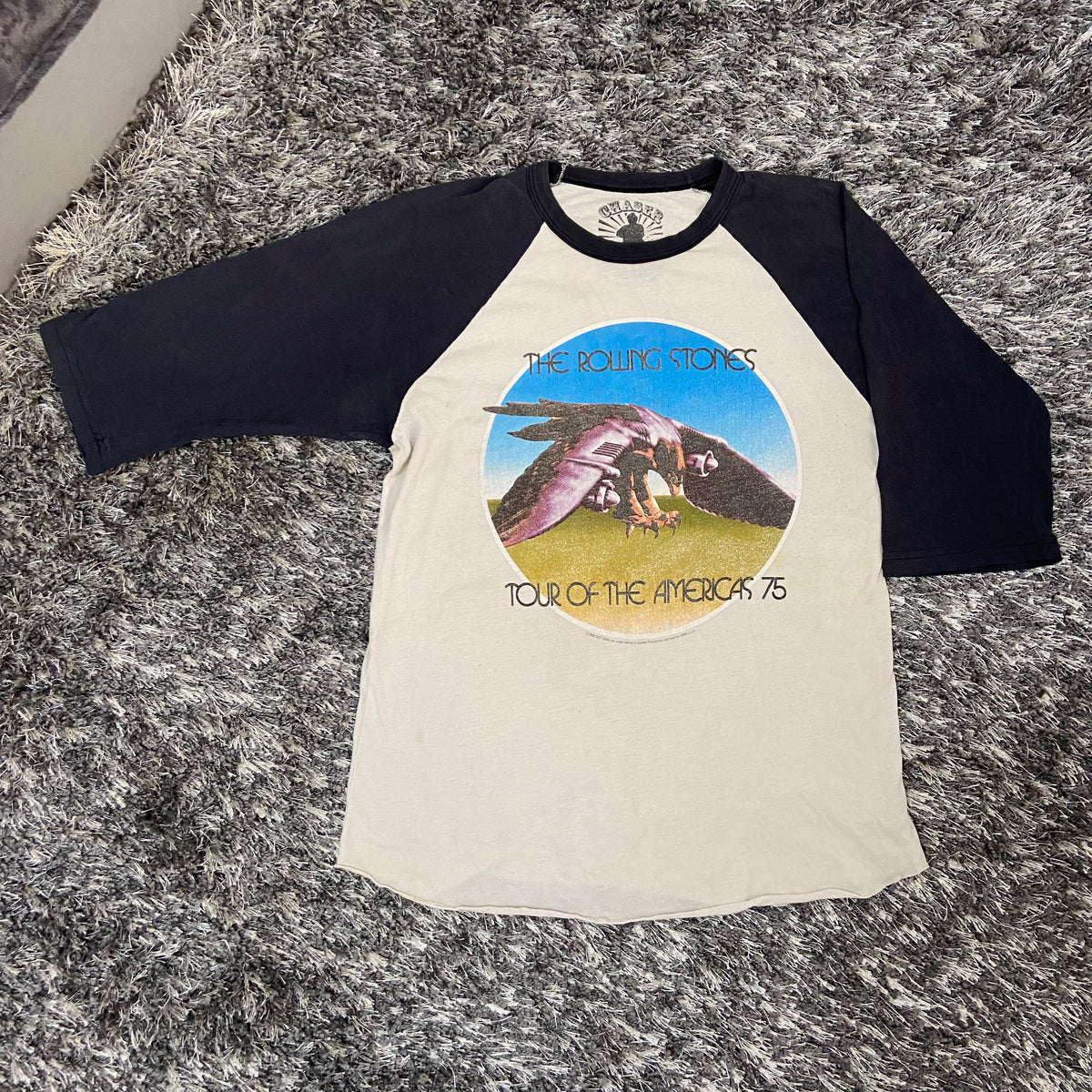 2005 ROLLING STONES "TOUR OF THE AMERICAS" FADED LONGSLEEVE