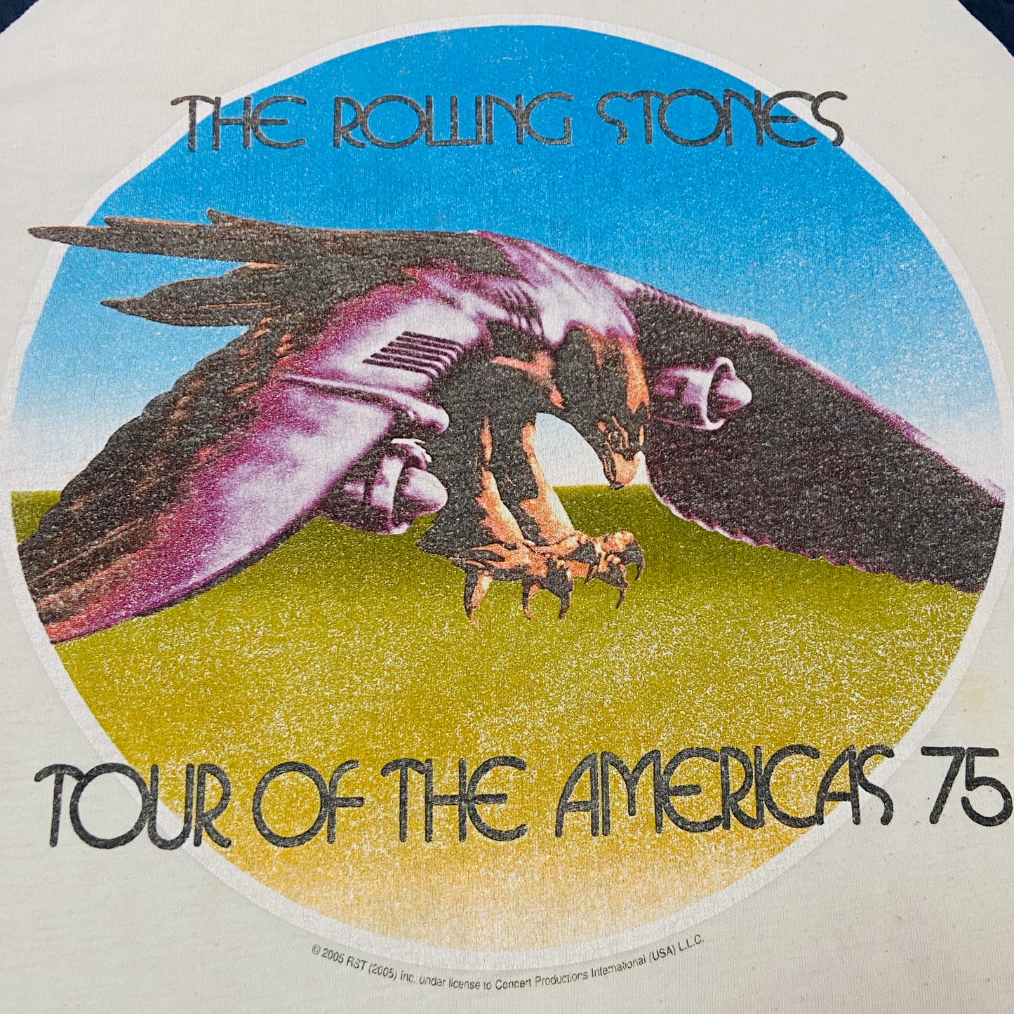 2005 ROLLING STONES "TOUR OF THE AMERICAS" FADED LONGSLEEVE