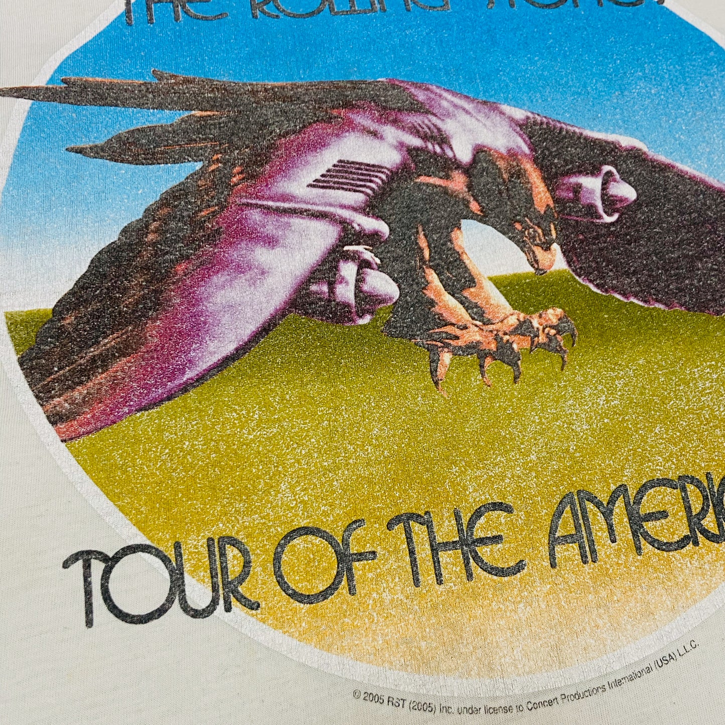 2005 ROLLING STONES "TOUR OF THE AMERICAS" FADED LONGSLEEVE