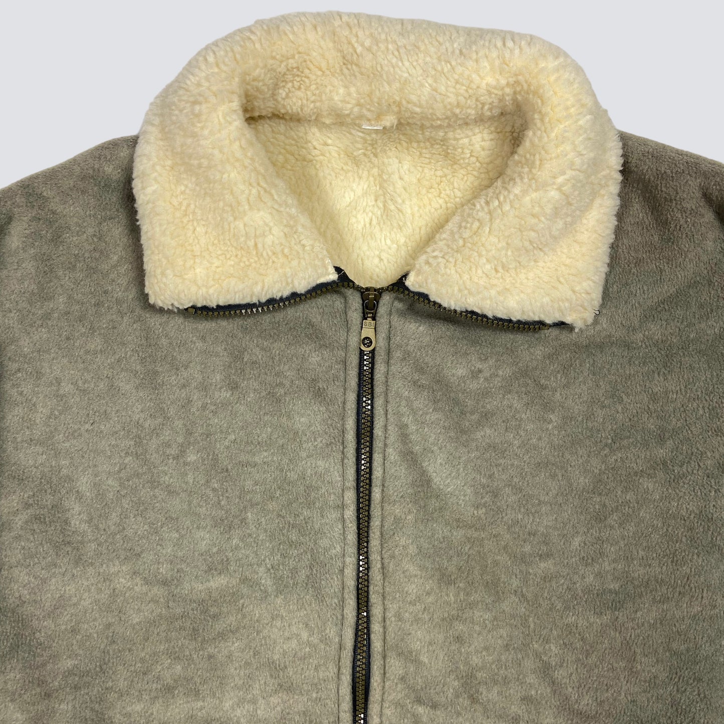 1990s SOFT TEDDY SHERPA JACKET - MADE IN U.K.