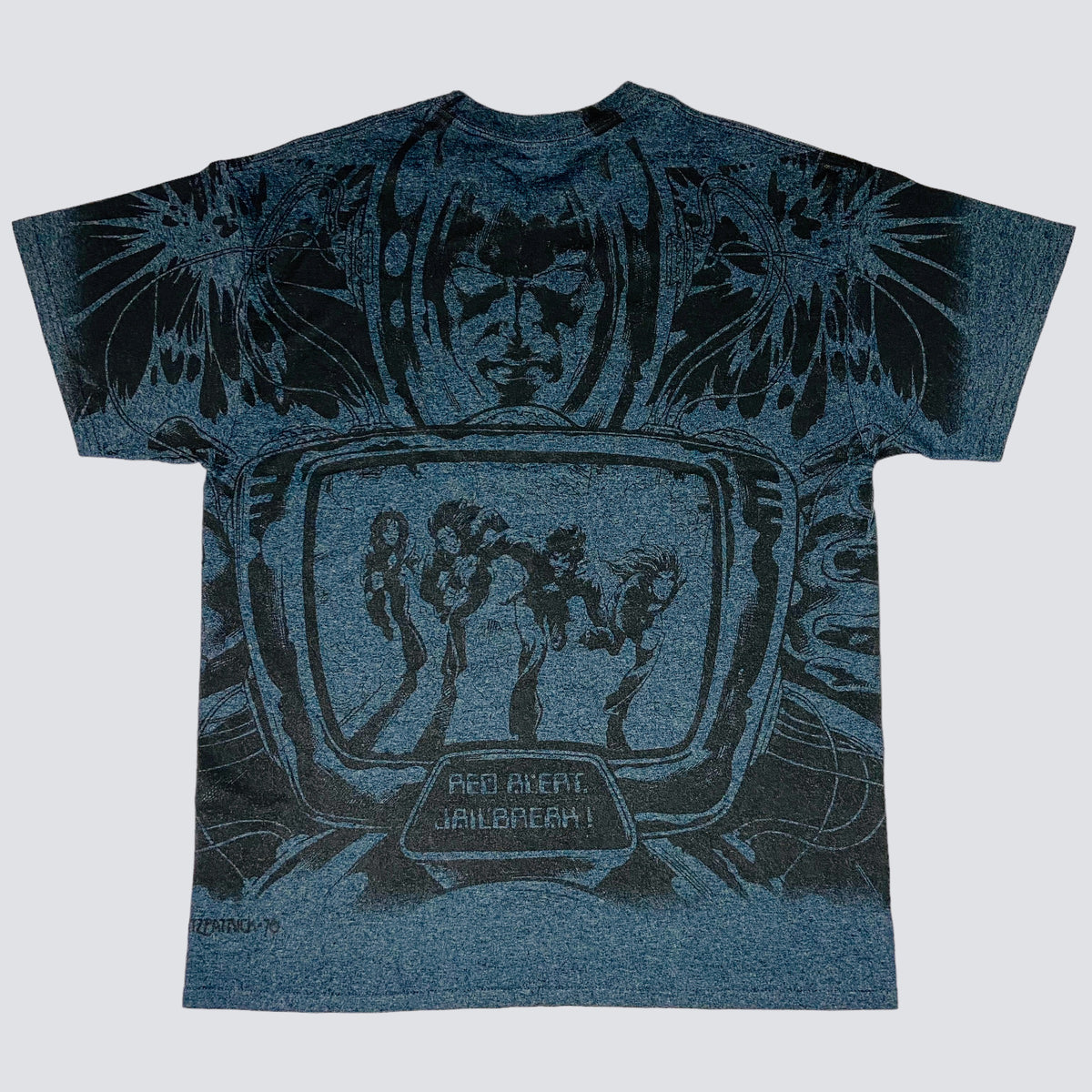 1980s THIN LIZZY JAILBREAK OVERPRINTED TEE