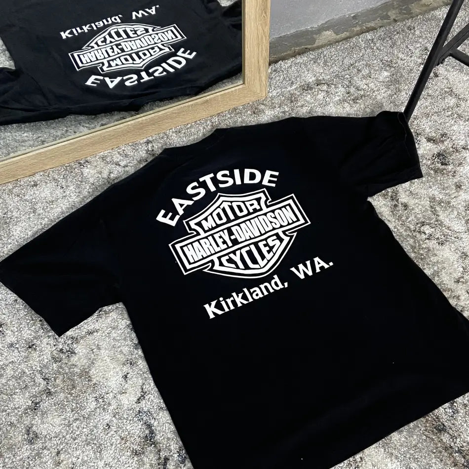 2000s HARLEY DAVIDSON EASTSIDE FOREVER FREE TEE