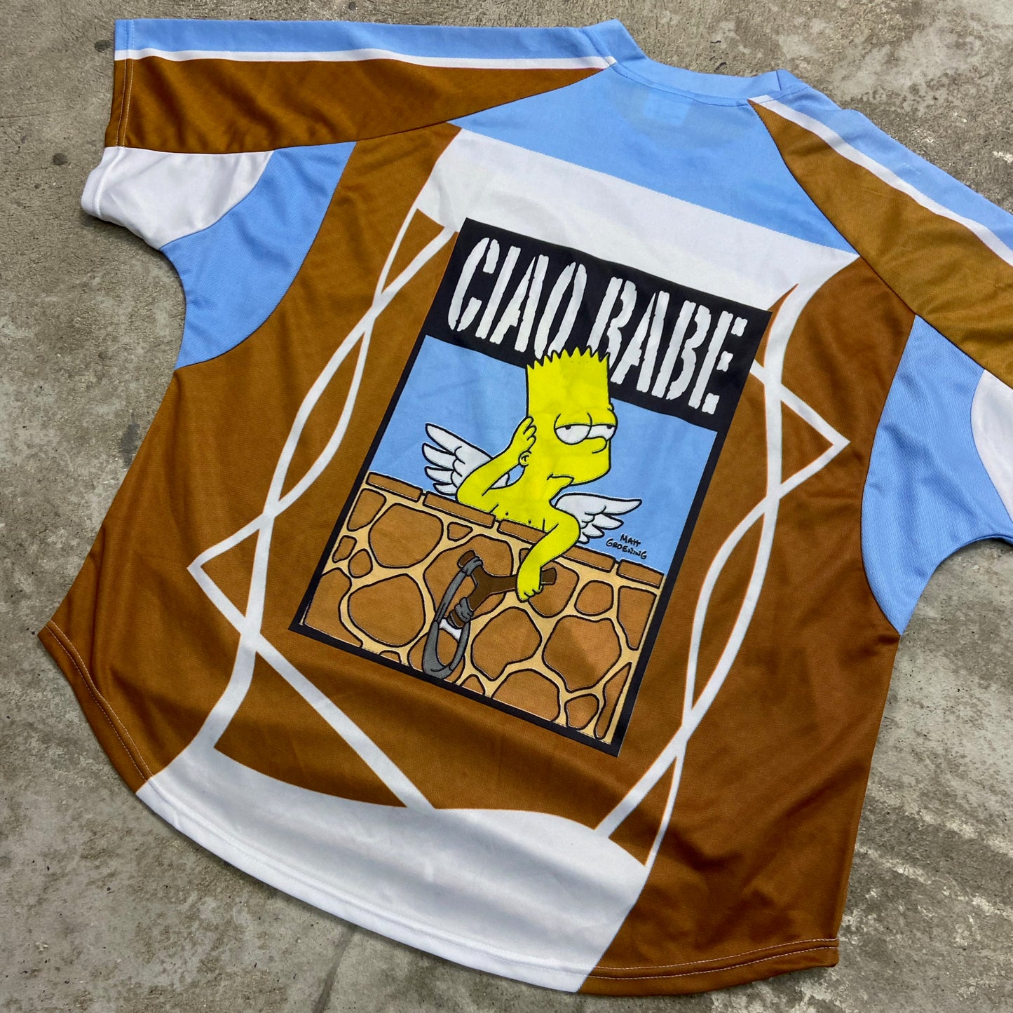 2003 EL BARTO THE SIMPSONS CIAO BABY JERSEY TEE
