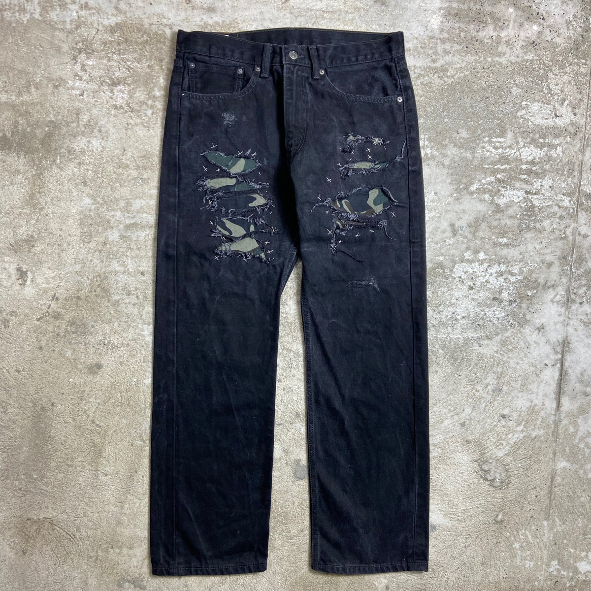 LEVI'S PATCHWORK CUSTOM HANDMADE PANTS