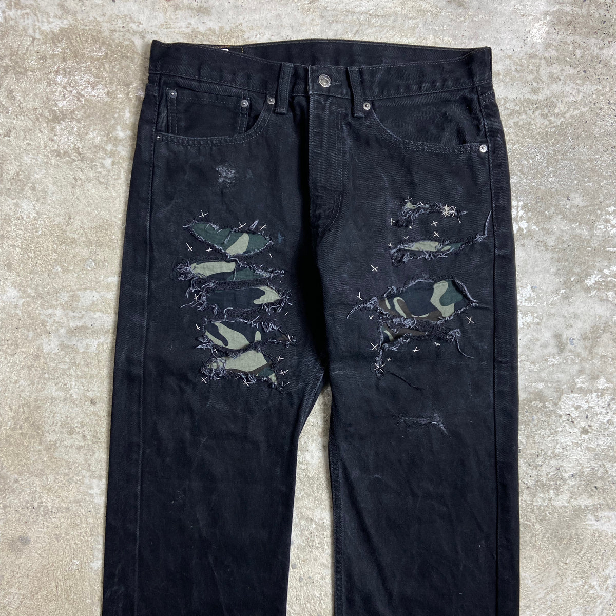 LEVI'S PATCHWORK CUSTOM HANDMADE PANTS