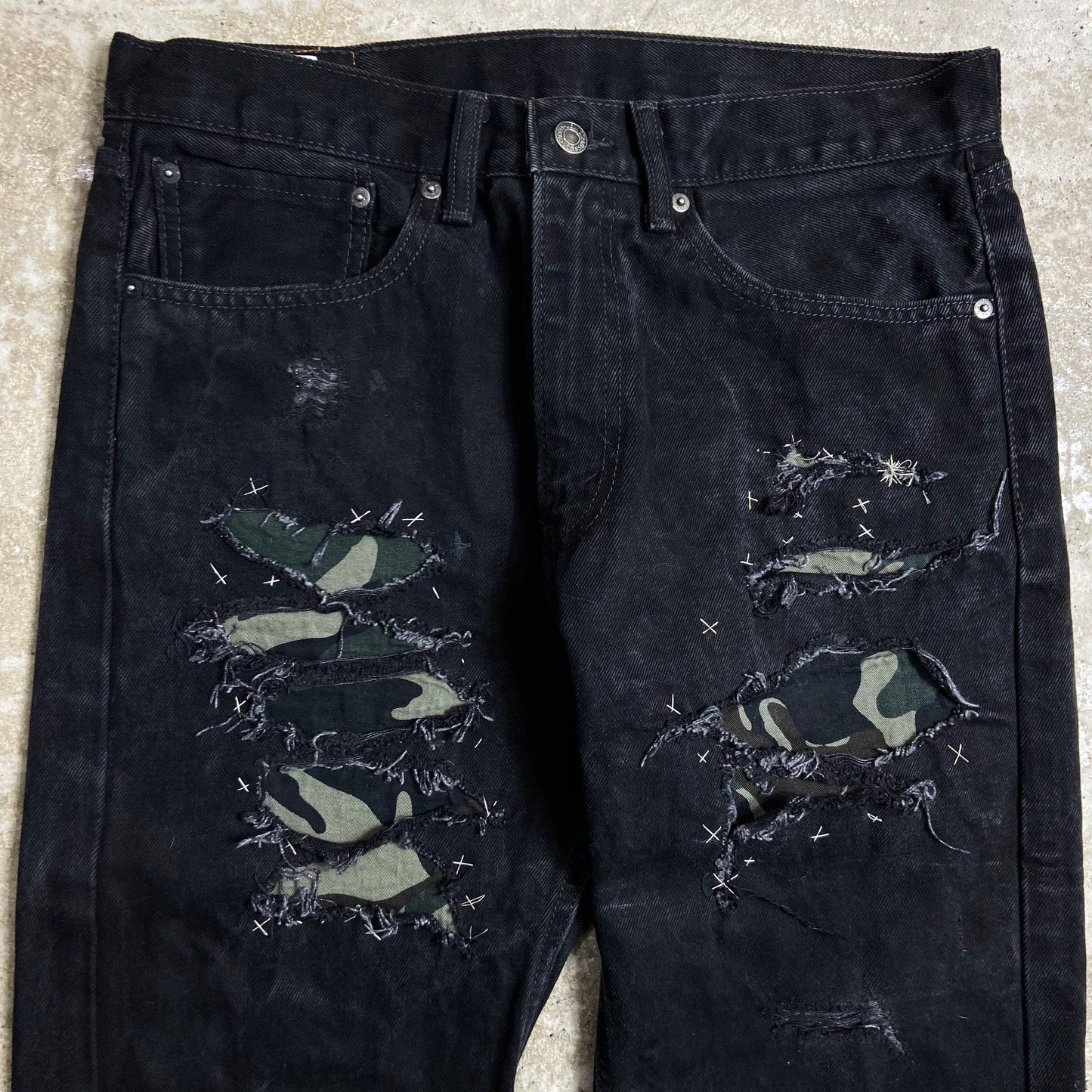 LEVI'S PATCHWORK CUSTOM HANDMADE PANTS