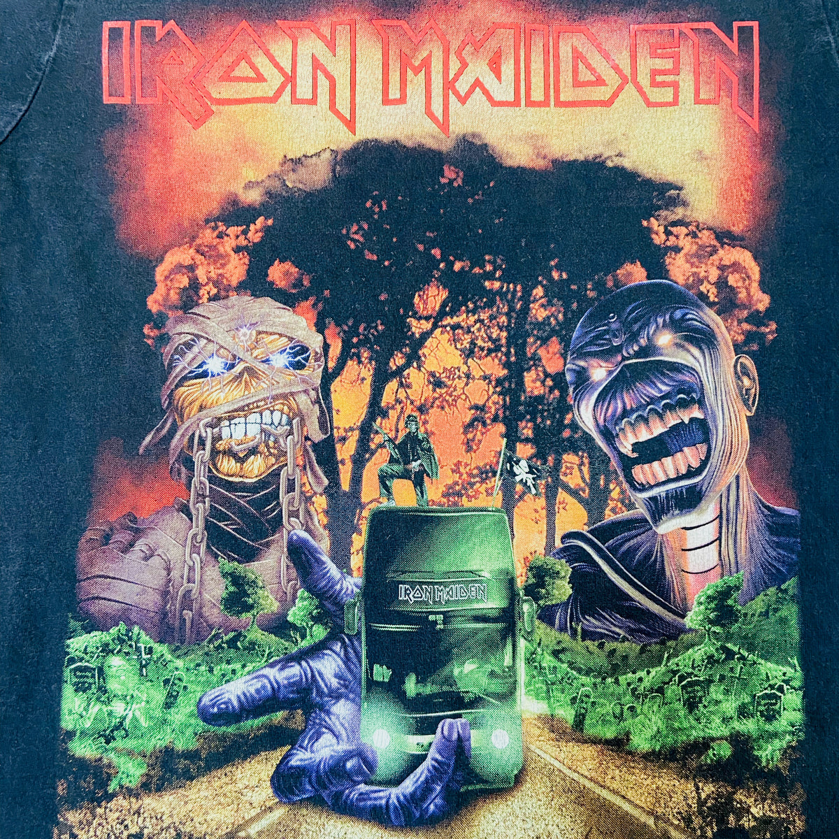 1990s IRON MAIDEN SUNFADED TEE