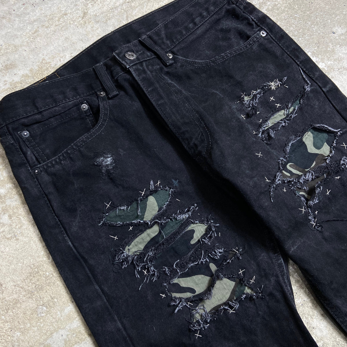 LEVI'S PATCHWORK CUSTOM HANDMADE PANTS