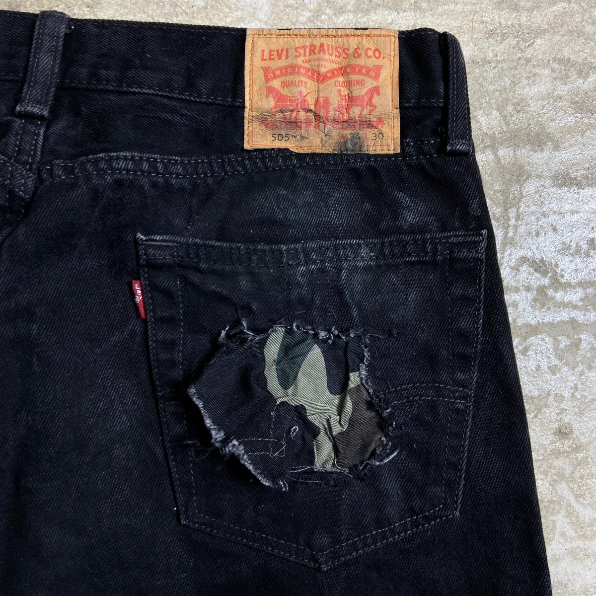 LEVI'S PATCHWORK CUSTOM HANDMADE PANTS