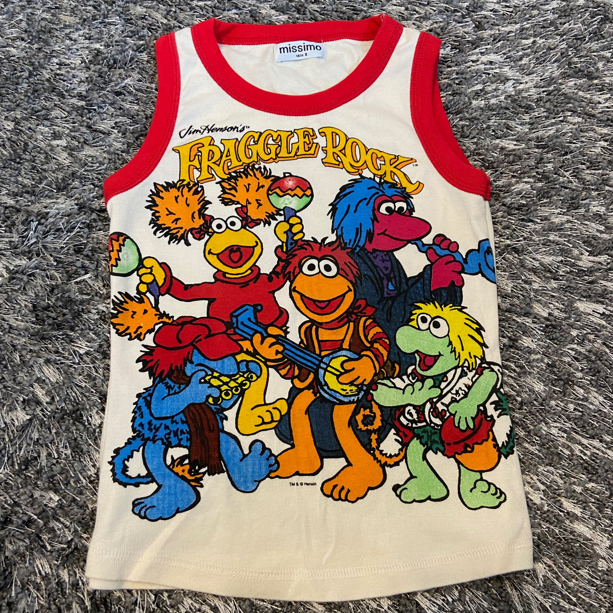 1980s FRAGGLE ROCK JIM HENSON TANK TOP