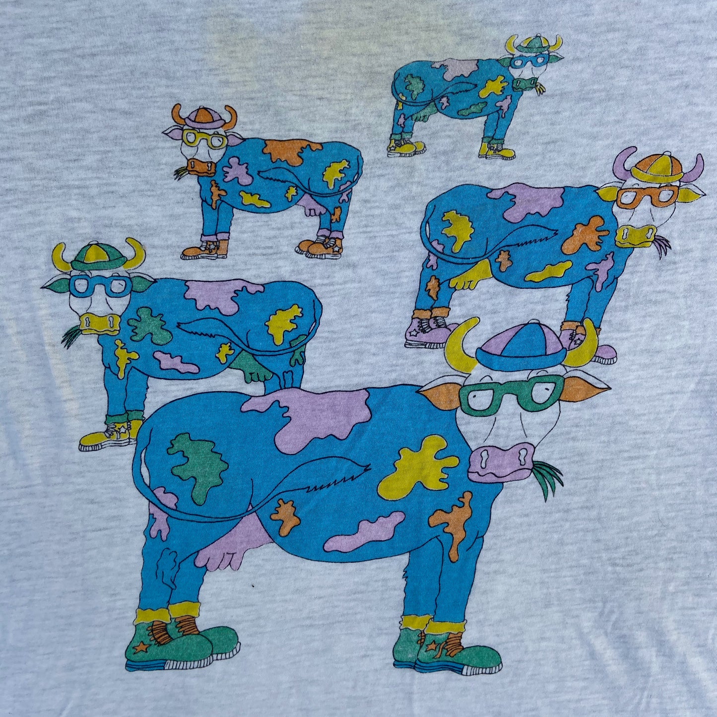 1970s BEN & JERRYS FADED TEE