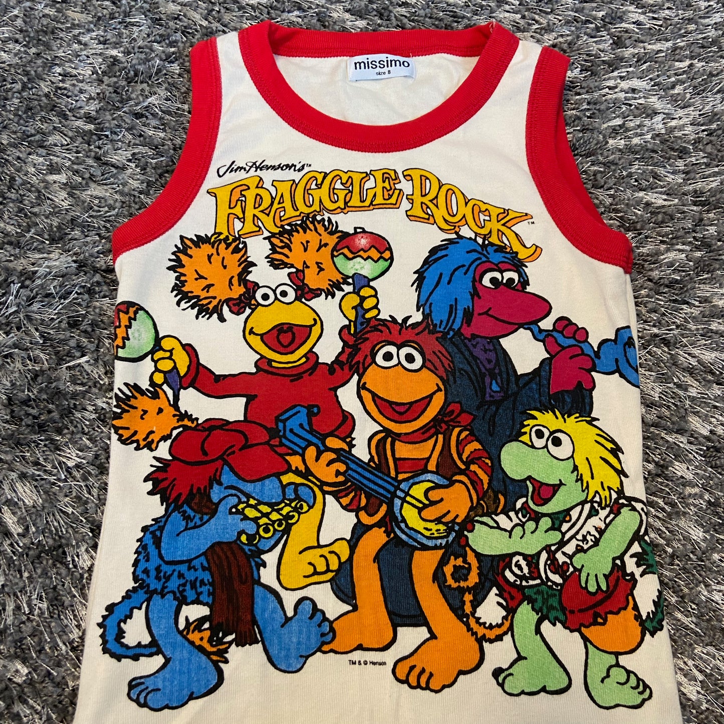 1980s FRAGGLE ROCK JIM HENSON TANK TOP