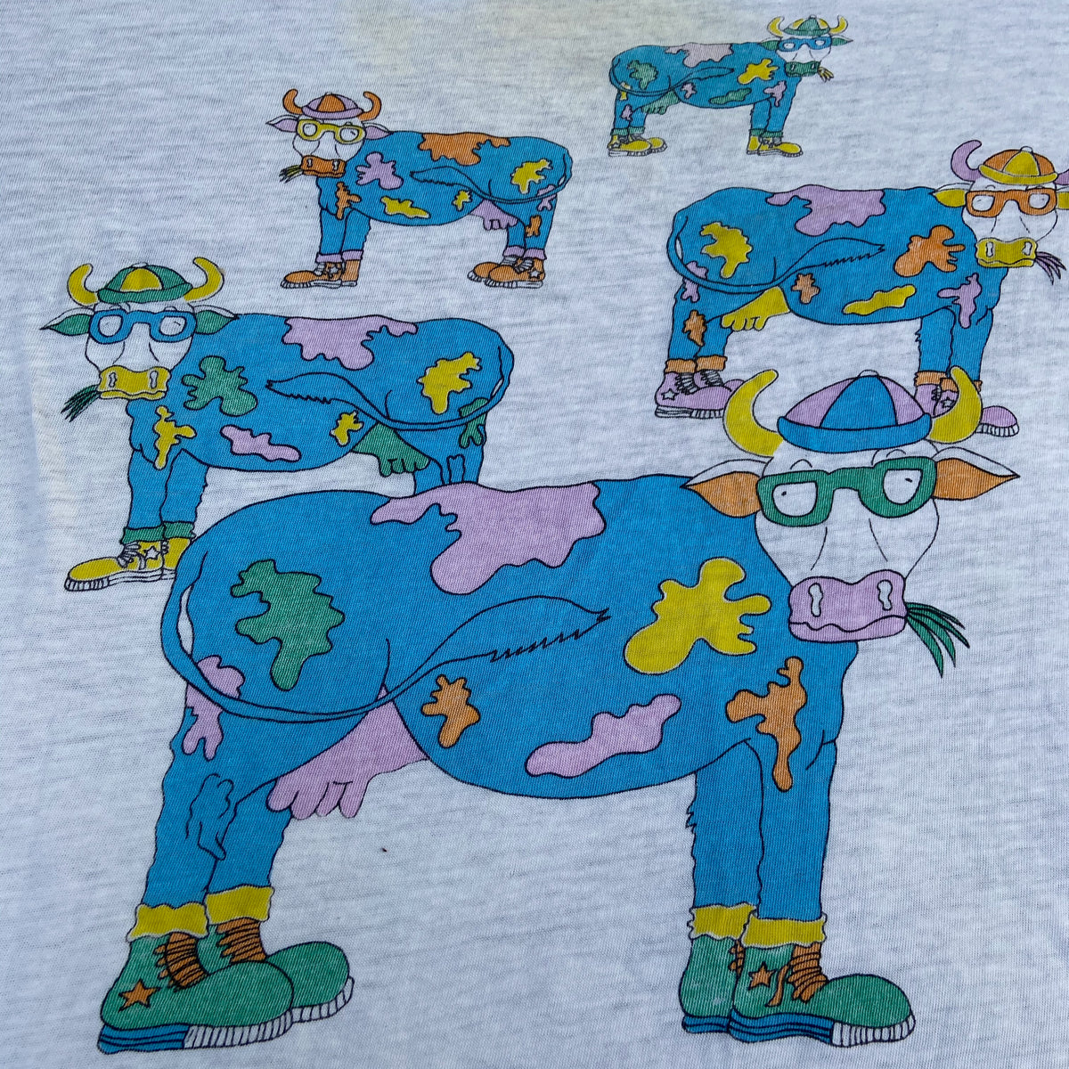 1970s BEN & JERRYS FADED TEE