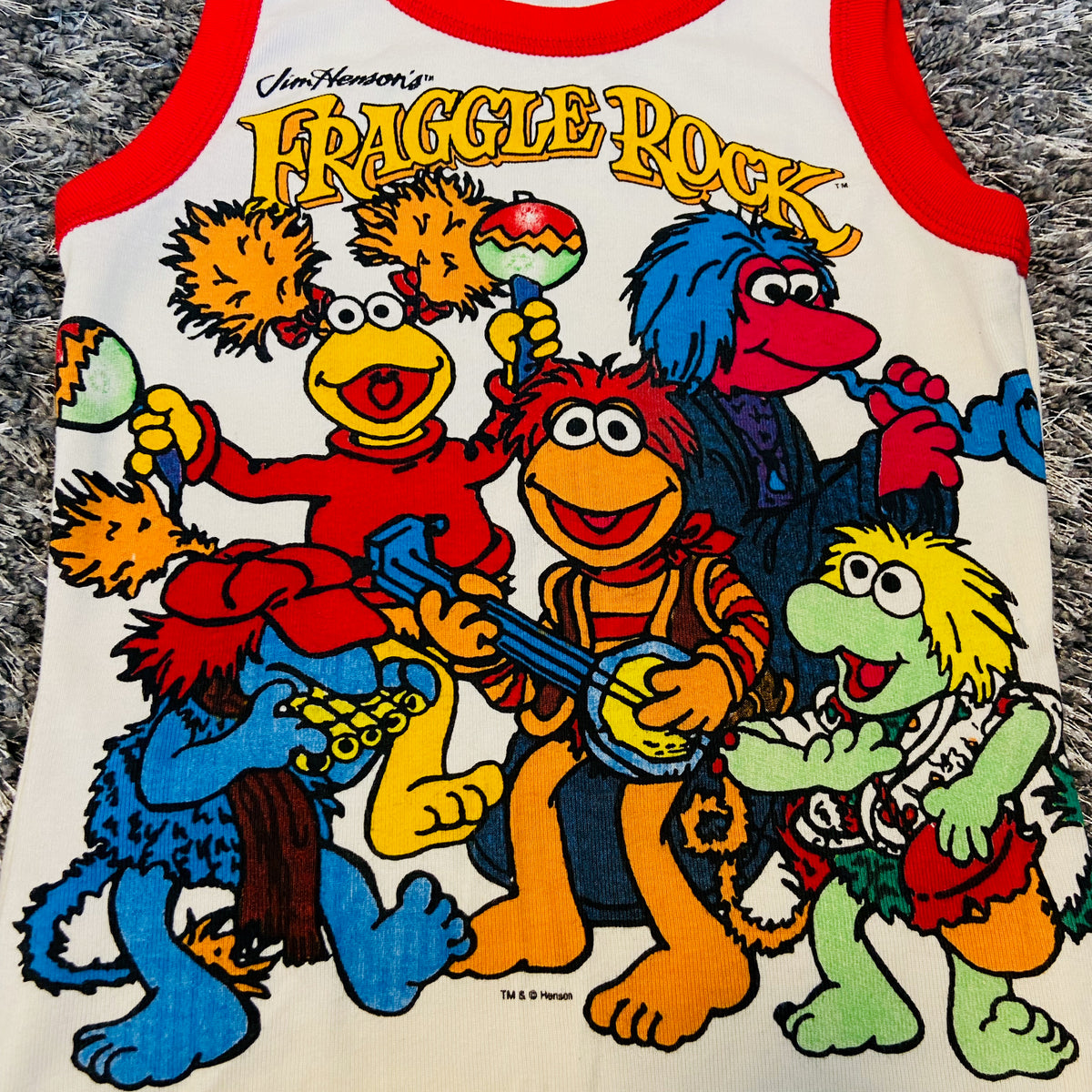 1980s FRAGGLE ROCK JIM HENSON TANK TOP