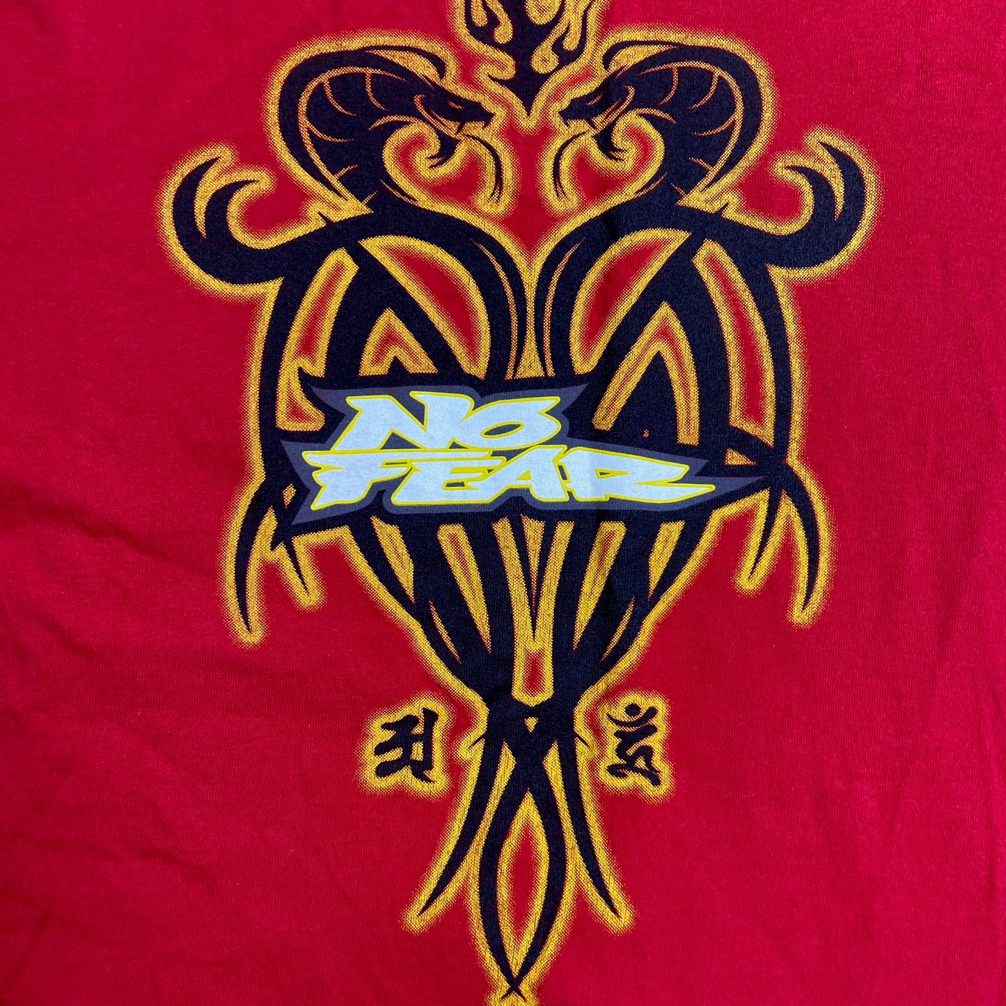 1990s NO FEAR FLAME SNAKE TEE