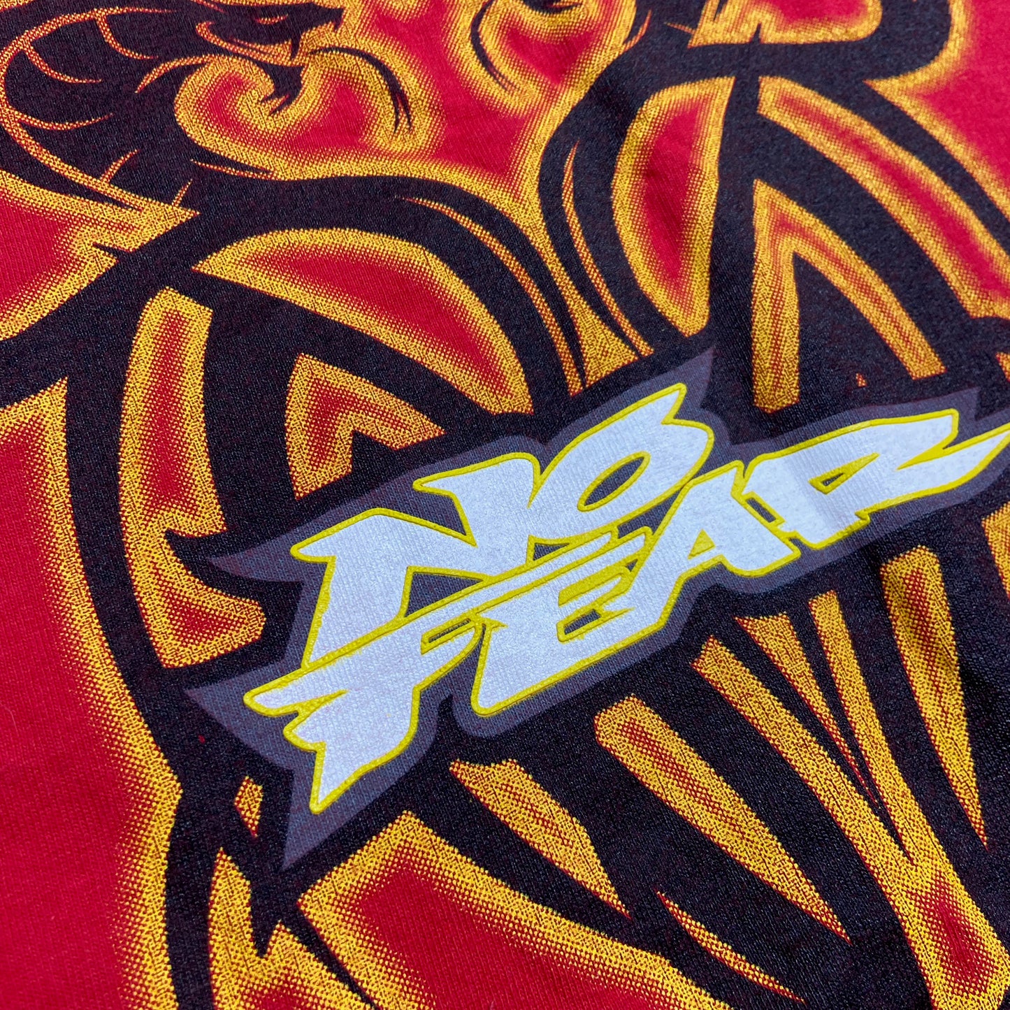 1990s NO FEAR FLAME SNAKE TEE