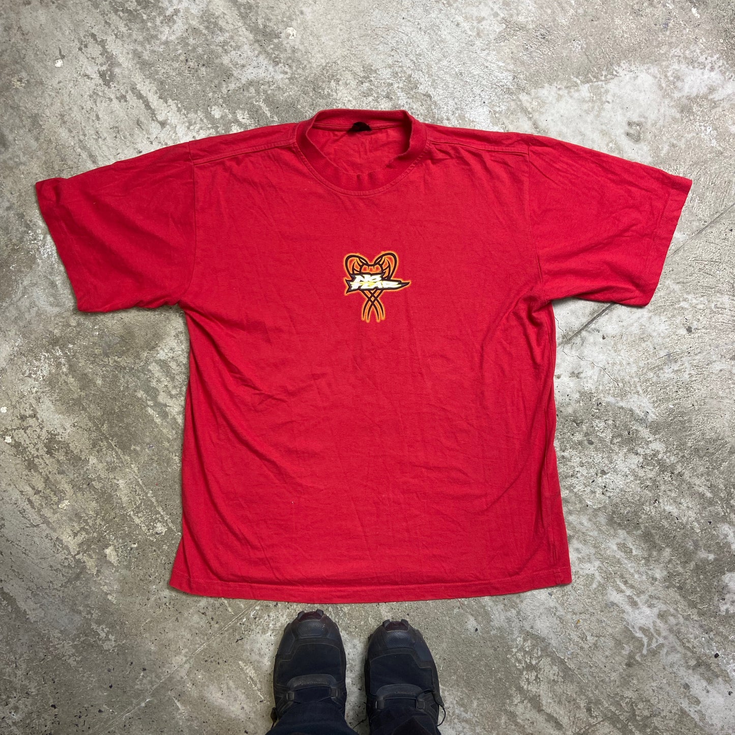 1990s NO FEAR FLAME SNAKE TEE