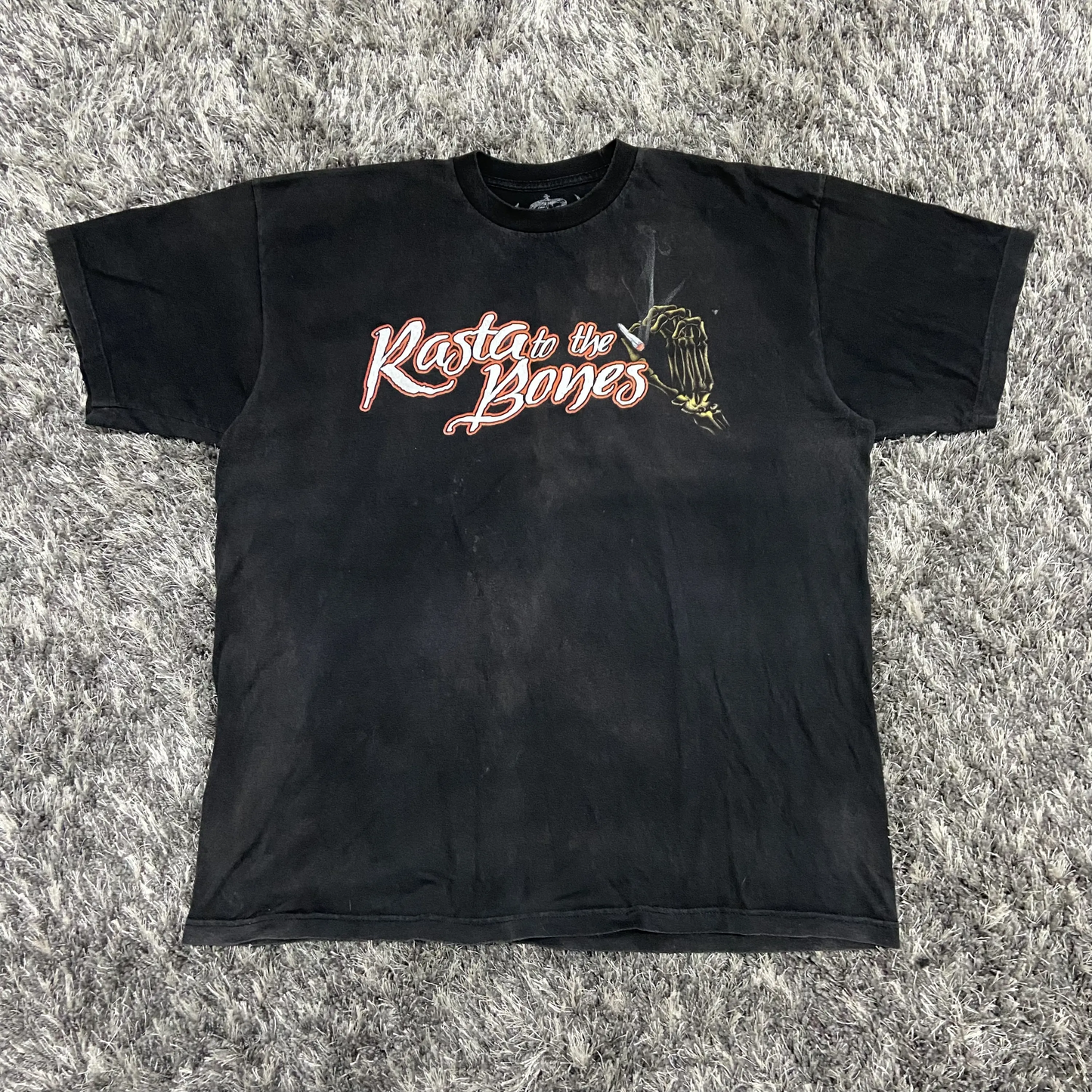 BOB MARLEY "RASTA TO THE BONES" FADED TEE 2000s