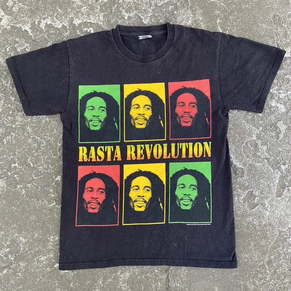1998 RASTA REVOLUTION "ONE PIECE - ONE LOVE" FADED TEE