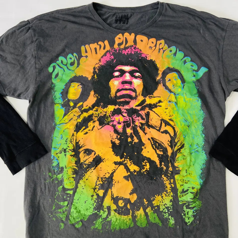 JIMI HENDRIX "ARE YOU EXPERIENCED" DOUBLE LAYER LONGSLEEVE