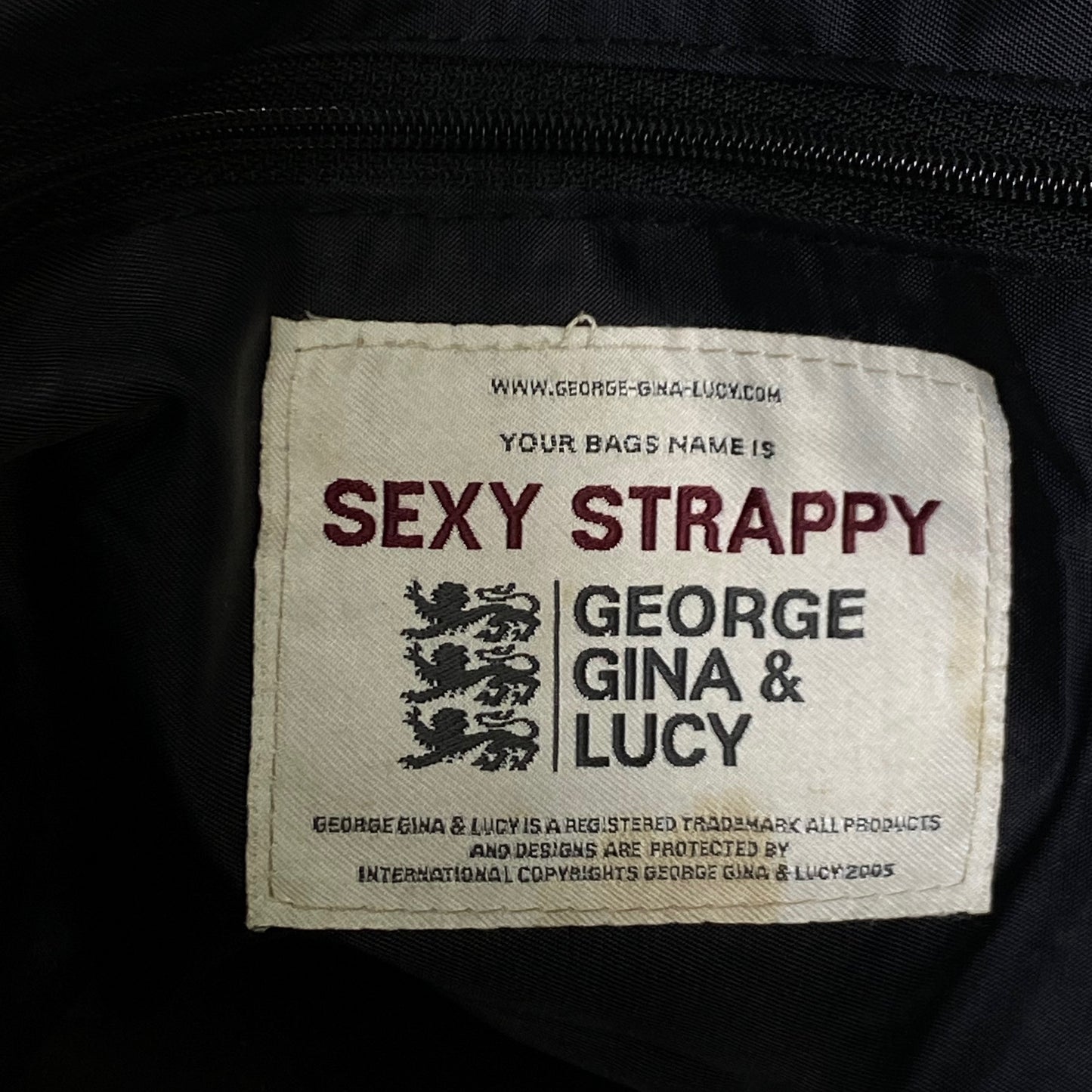 GEORGE GINA & LUCY "SEXY STRAPPY" BAG 2000s