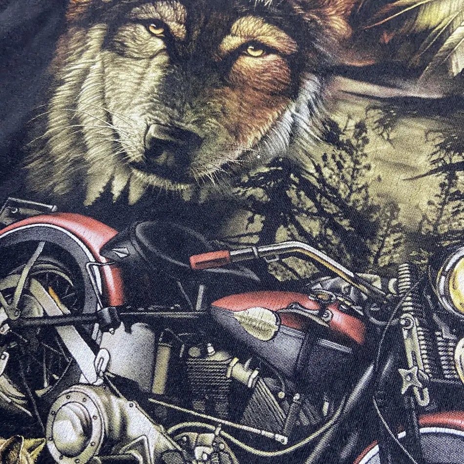 1990s WILD INDIAN NATIVE FADED TEE
