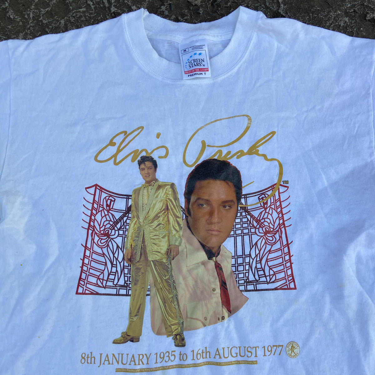 2002 ELVIS PRESLEY FADED TEE
