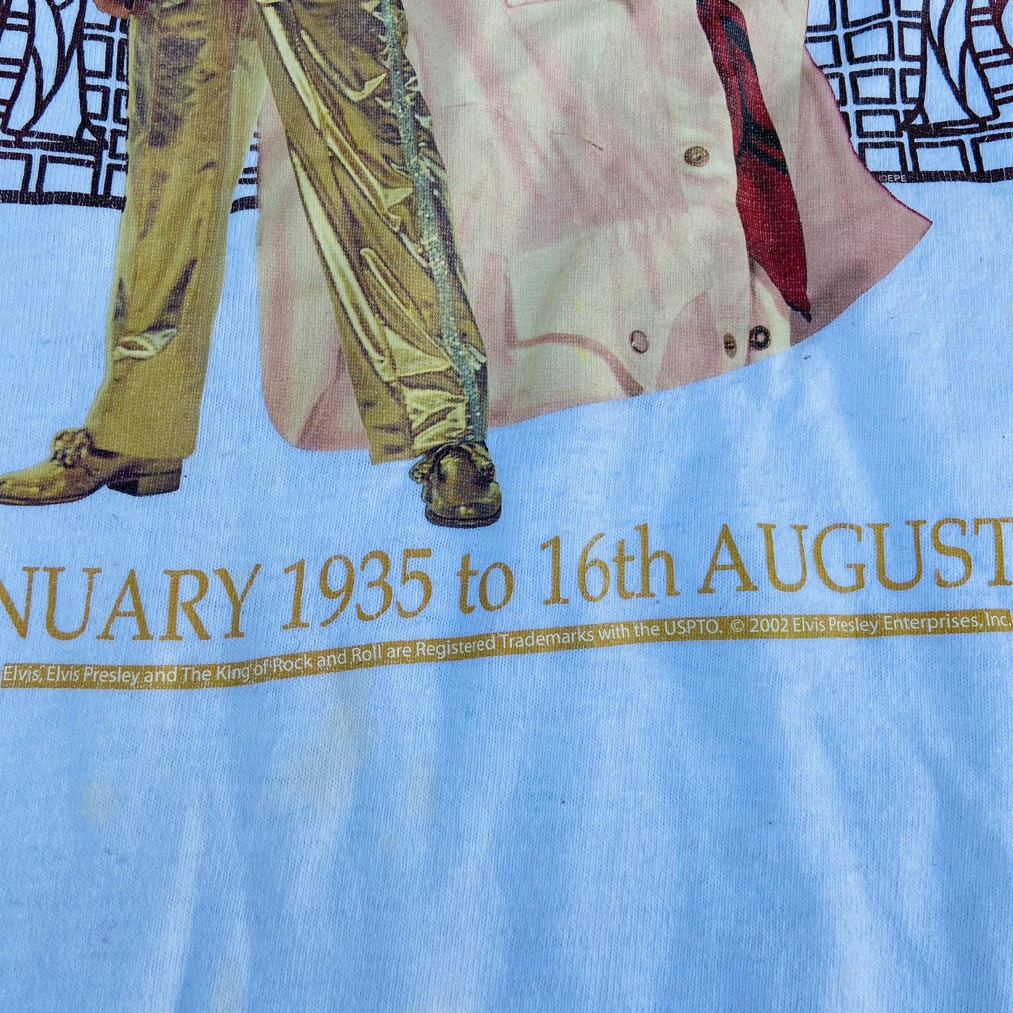 2002 ELVIS PRESLEY FADED TEE